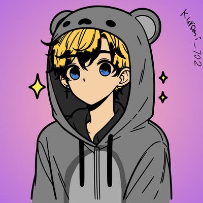 a 17 year old boy in a cute animal hoodie