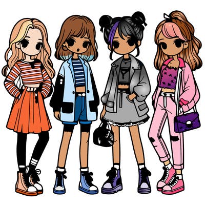 girls with fashion