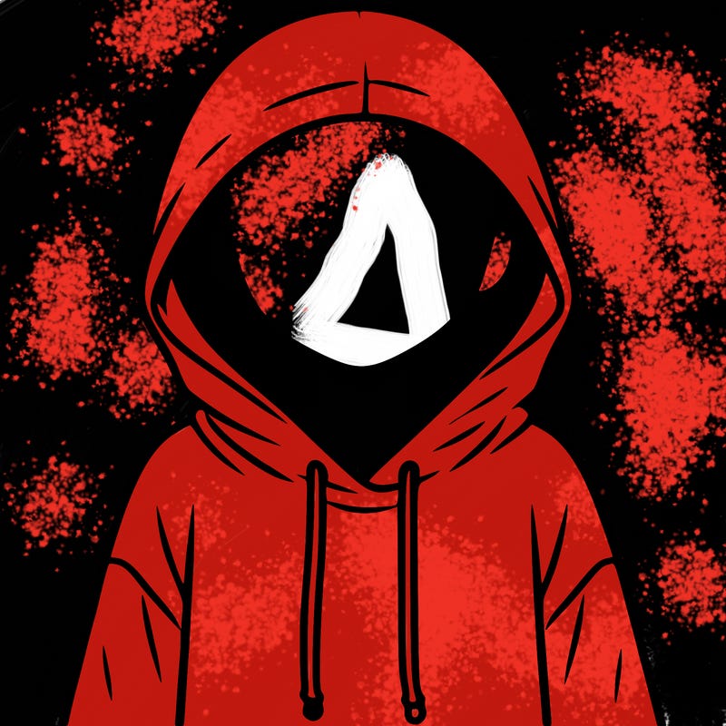 faceless girl in hoodie