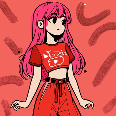 girl in a cute crop top