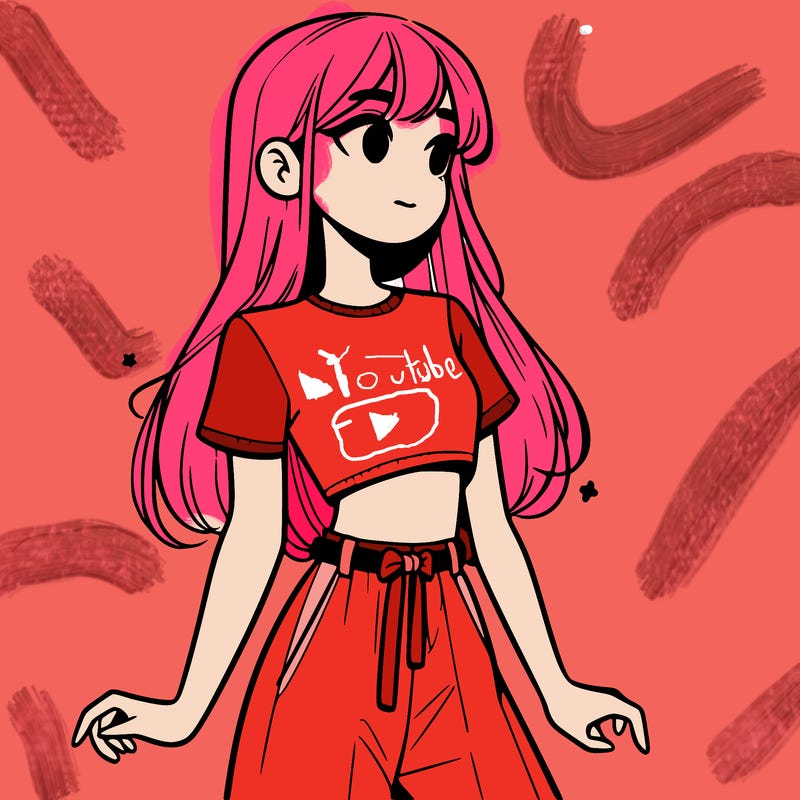 girl in a cute crop top