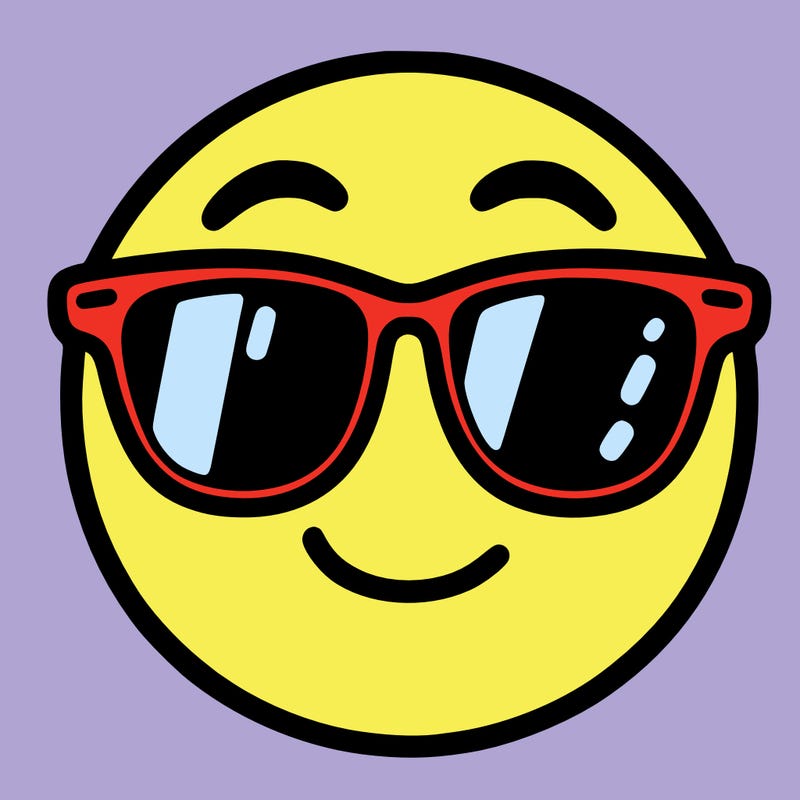 emoji with sunglasses