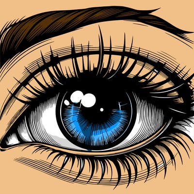 realistic eye