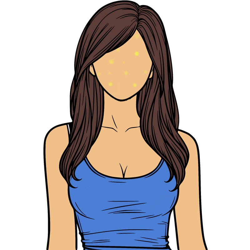 girl in tanktop realistic