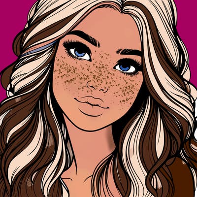 beautiful realistic girl