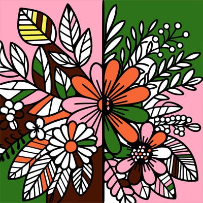 flowers split