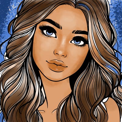 beautiful realistic girl