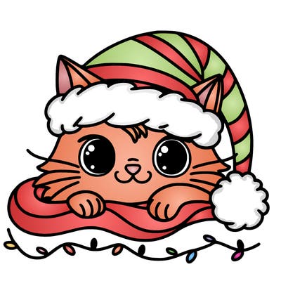 cat christmas
