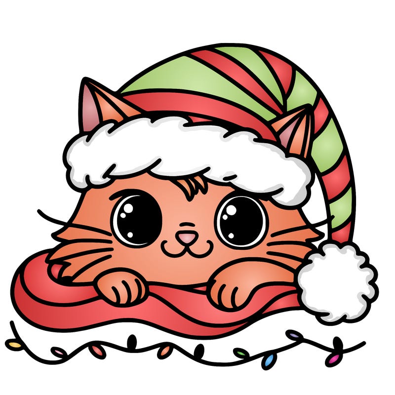 cat christmas
