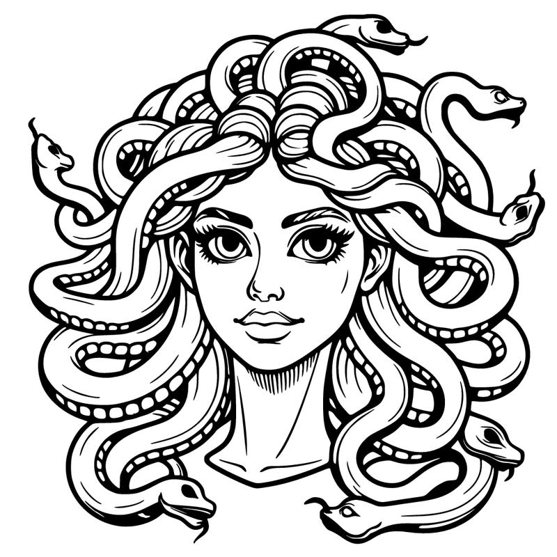 realistic medusa