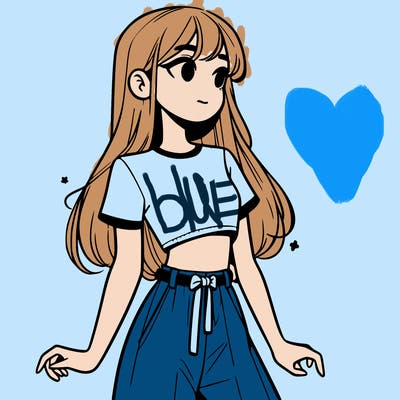girl in a cute crop top