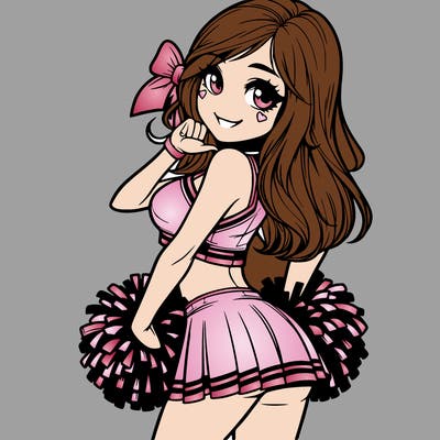 realistic cheerleader