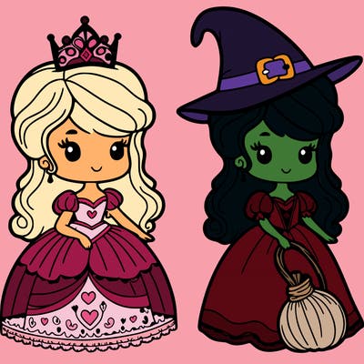 princess as a witch
