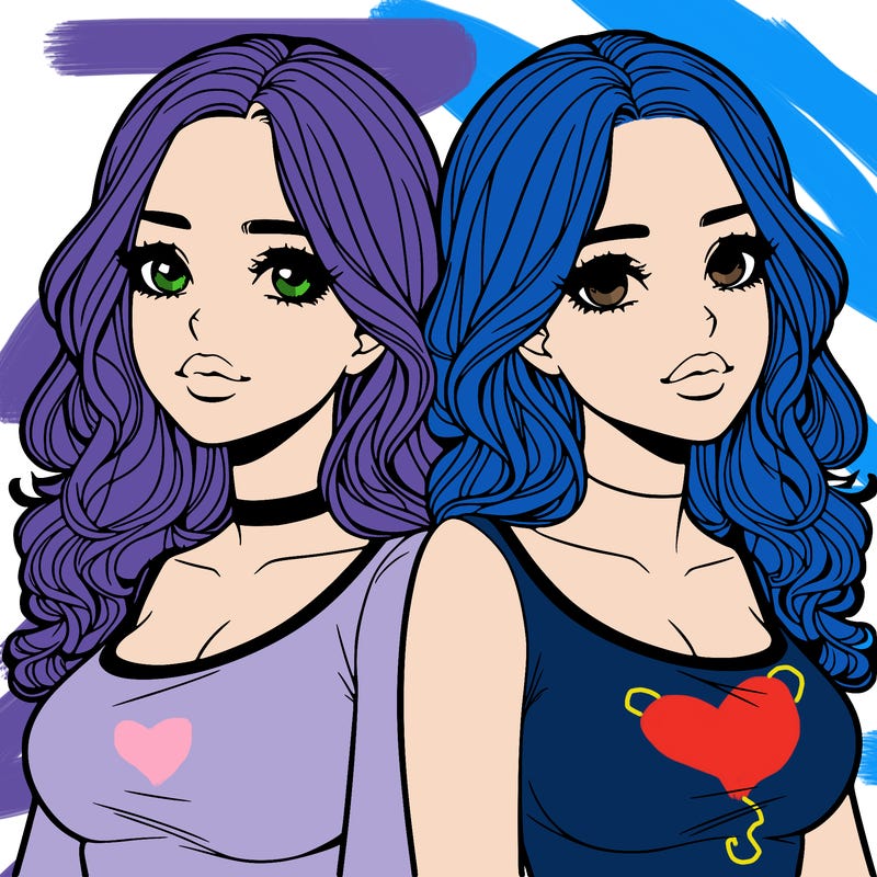 realistic twin sisters