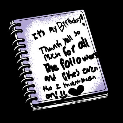 realistic blank sketch pad