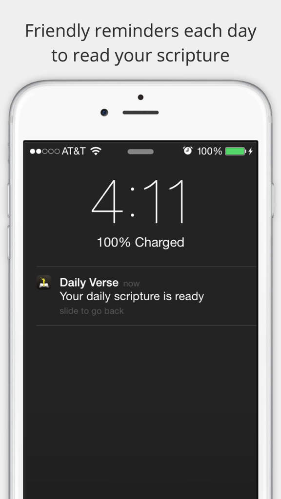 LDS Daily Scriptures - Inspirations from the book of mormon, spiritual bread - Daily scripture notification on an iPhone lock screen