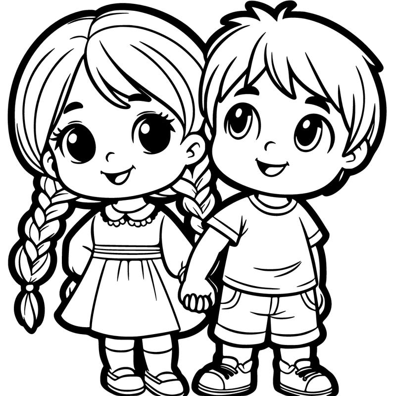 a brother and sister