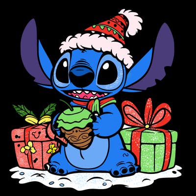 stitch at christmas