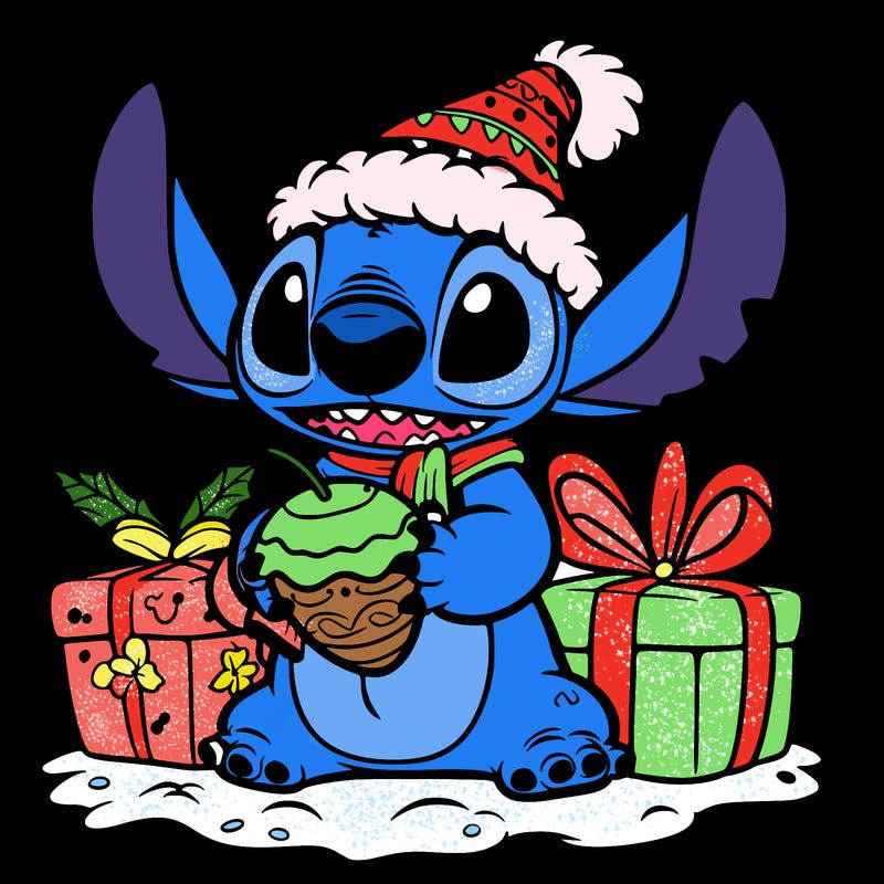 stitch at christmas