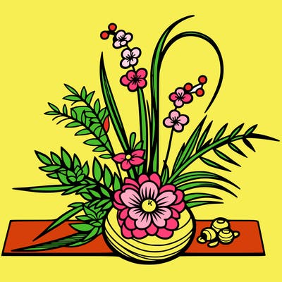 ikebana japanese floral art