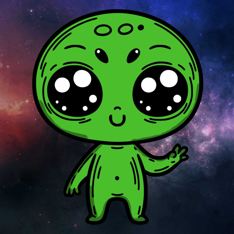alien cute