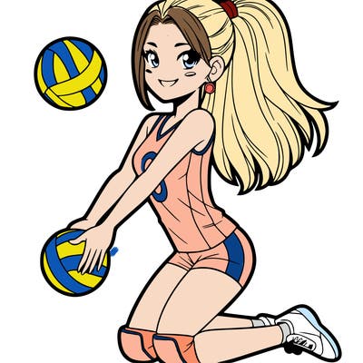 volleyball girl