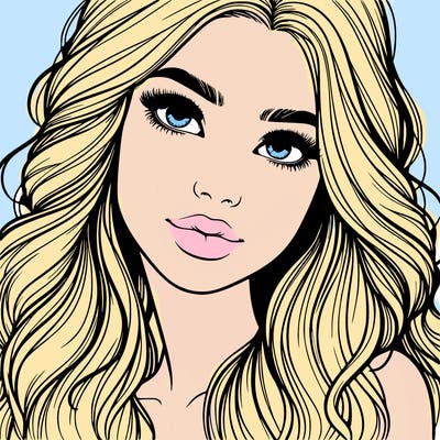 beautiful realistic girl