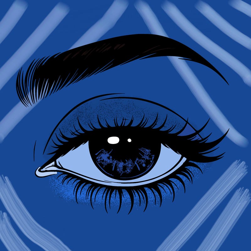 eye closed realistic