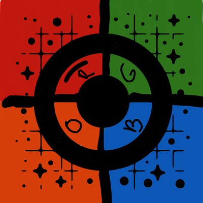 circle with dot in middle