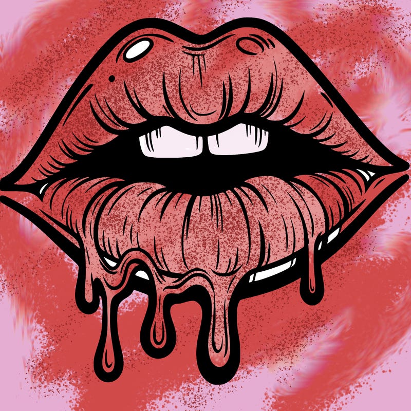 lips that look realistic and drip