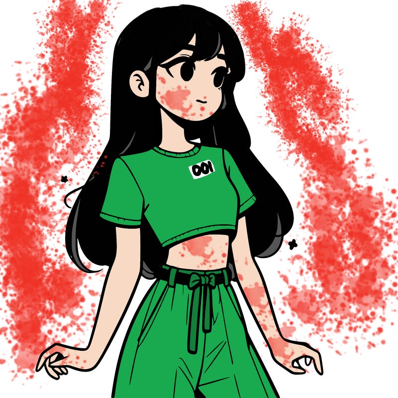 girl in a cute crop top