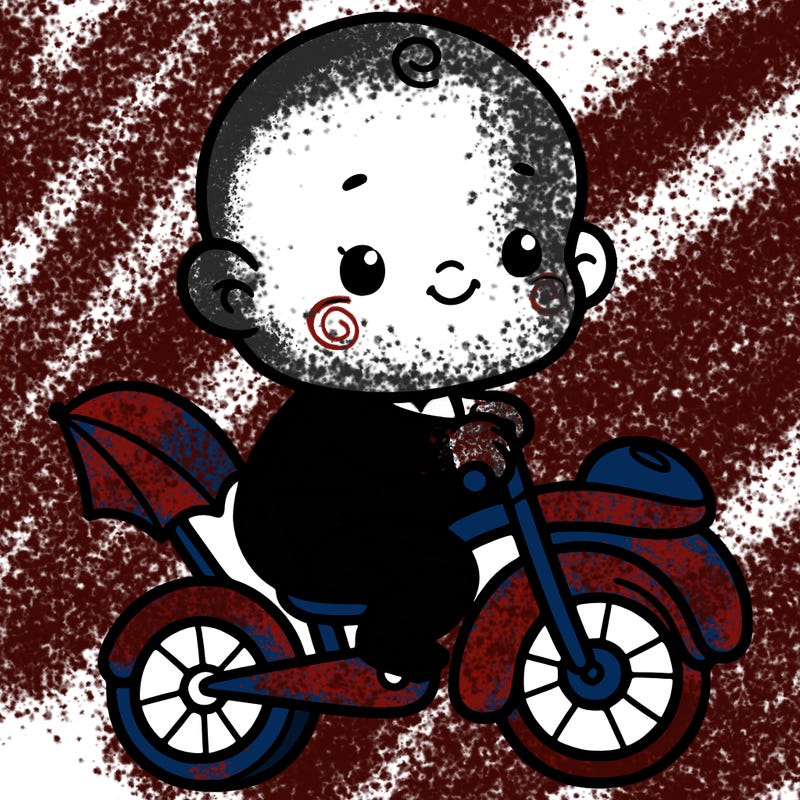 baby on a bike