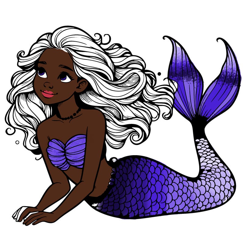 a realistic mermaid