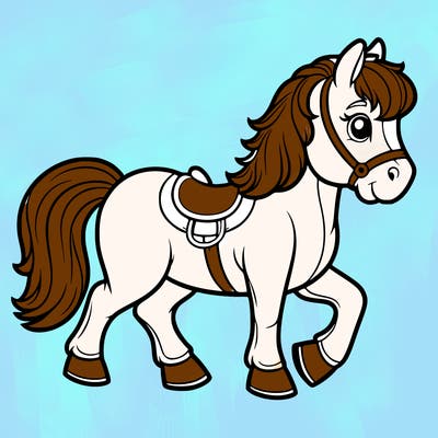 a horse
