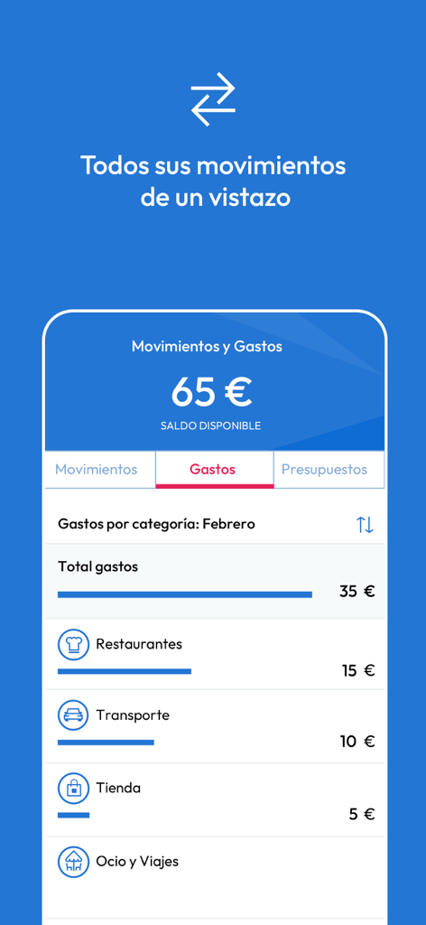 Open Young - Open Young app dashboard with spending categories and balance