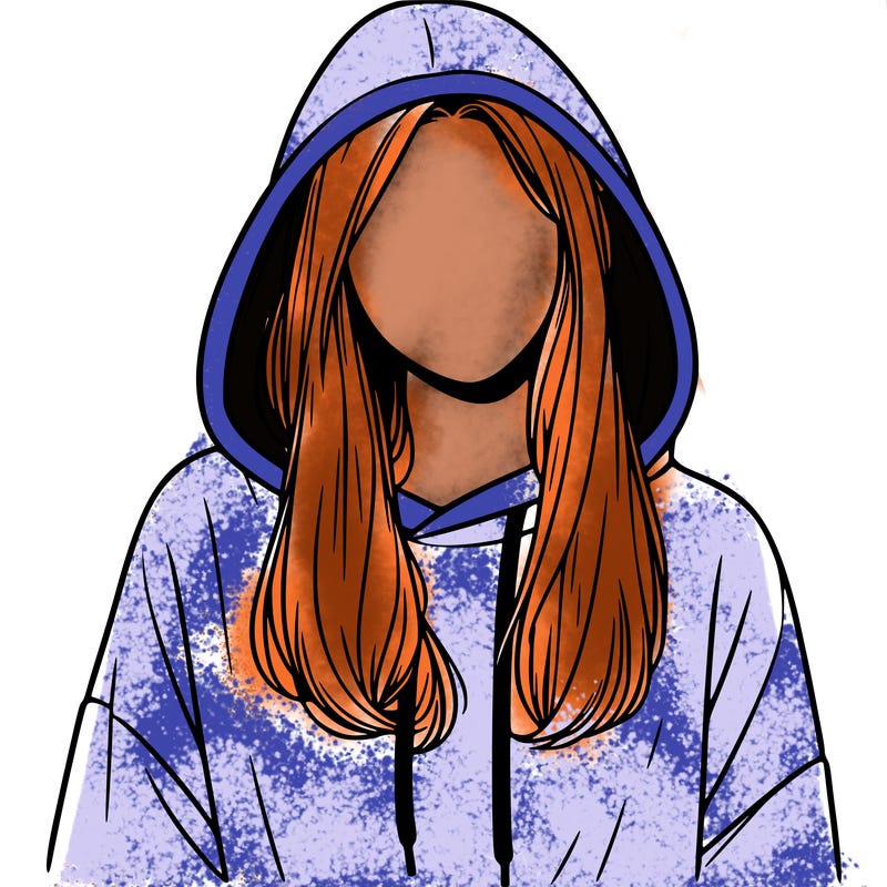 female hoodie.
