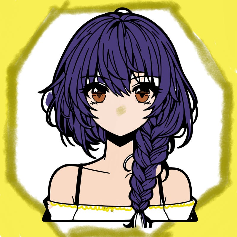 girl with braid anime