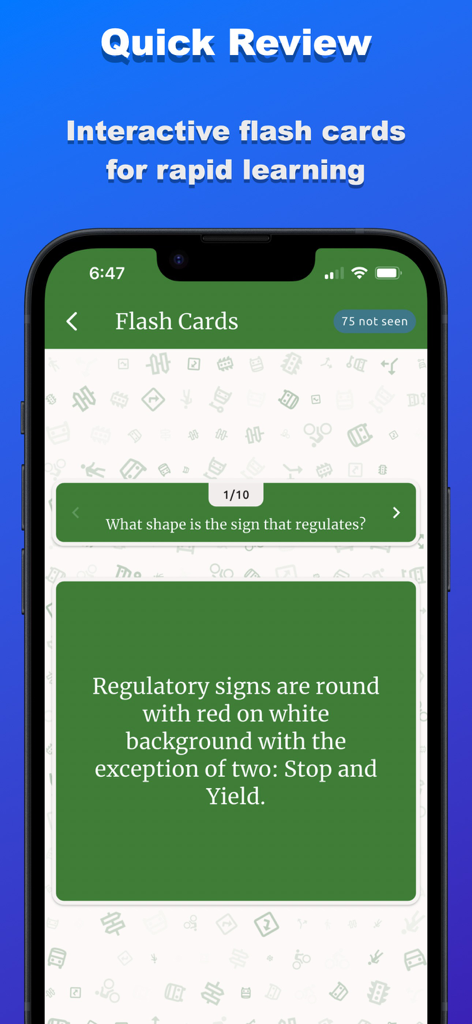 Zambia Highway Code - Interactive flashcards for learning Zambia road signs and traffic rules
