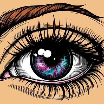 realistic eye