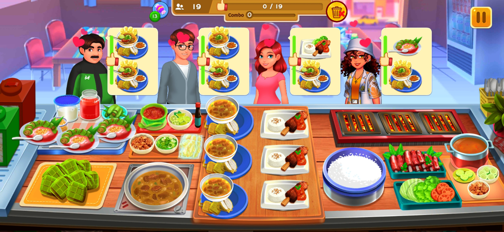 Selera Nusantara - Serving authentic Indonesian dishes to customers in the Selera Nusantara cooking game