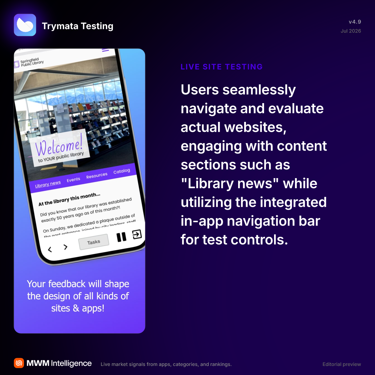 Trymata Testing - Developer Tools App | MWM