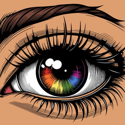 realistic eye