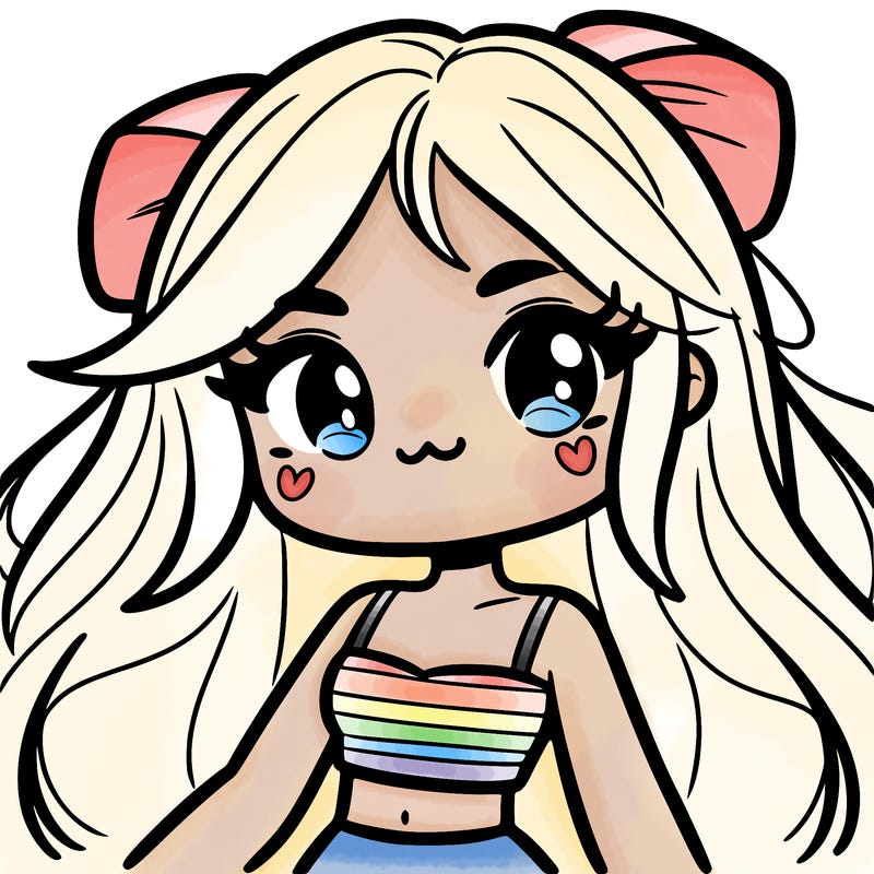 cute girl with crop top