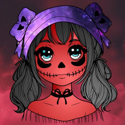 realistic girl halloween
