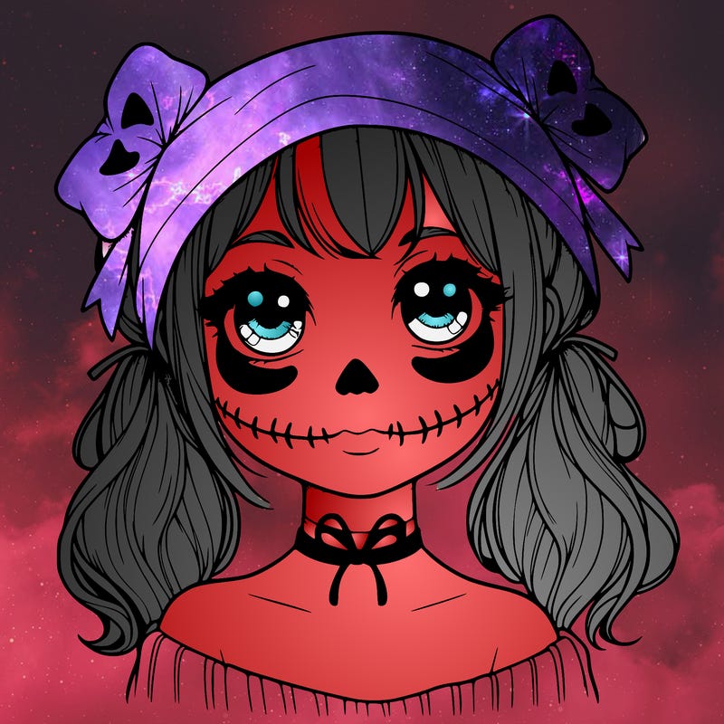 realistic girl halloween