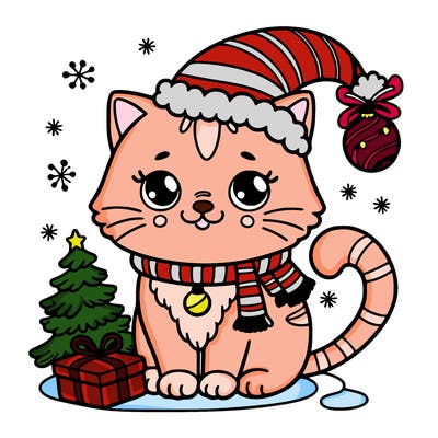 christmas cat