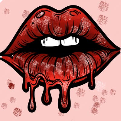 lips that look realistic and drip