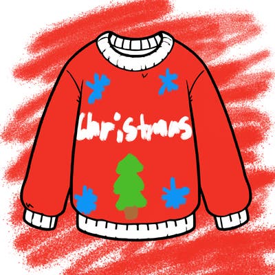 al, white sweater blank sweater no details