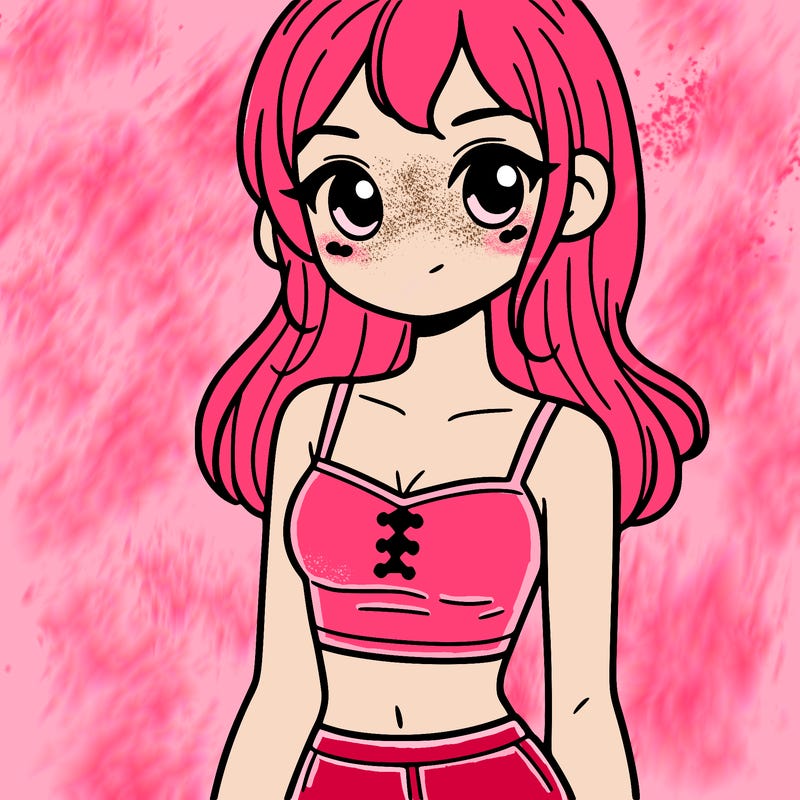 girl in crop top