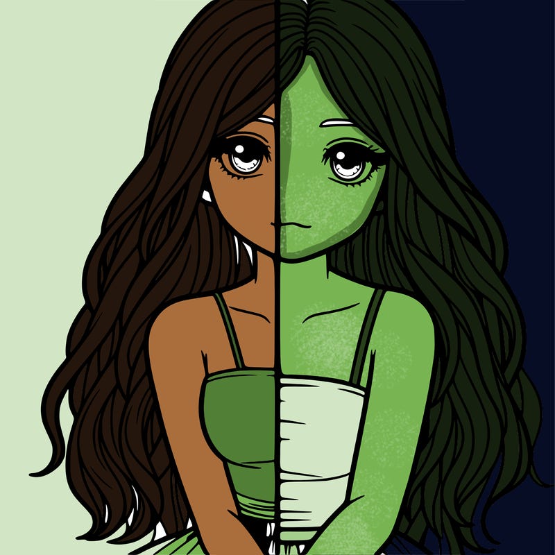 realistic  girl split